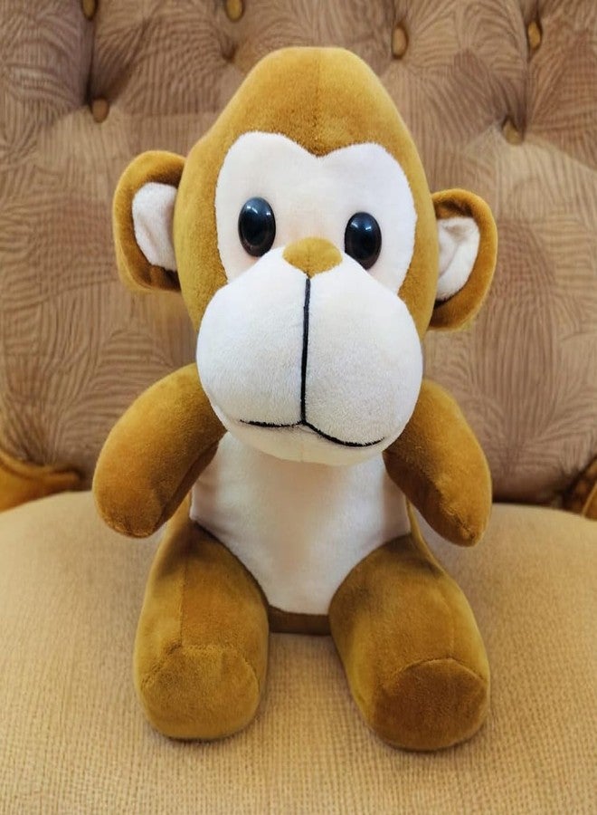 Stuff Tree Monkey Soft Toy Brown for Baby, Plush Toy, Light Weight Aniaml Home Decor - Image 4